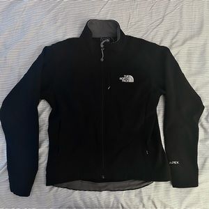 North face black track jacket